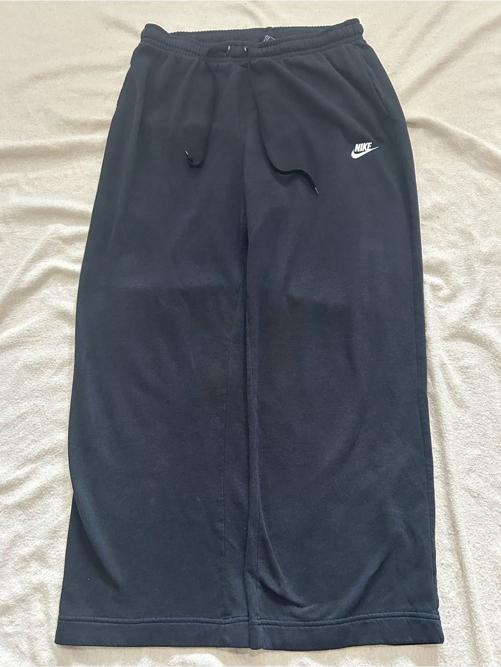 Nike Black Wide Leg Sweatpants